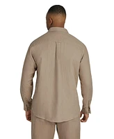 Johnny Bigg Big & Tall Resort Relaxed Fit Linen Shirt