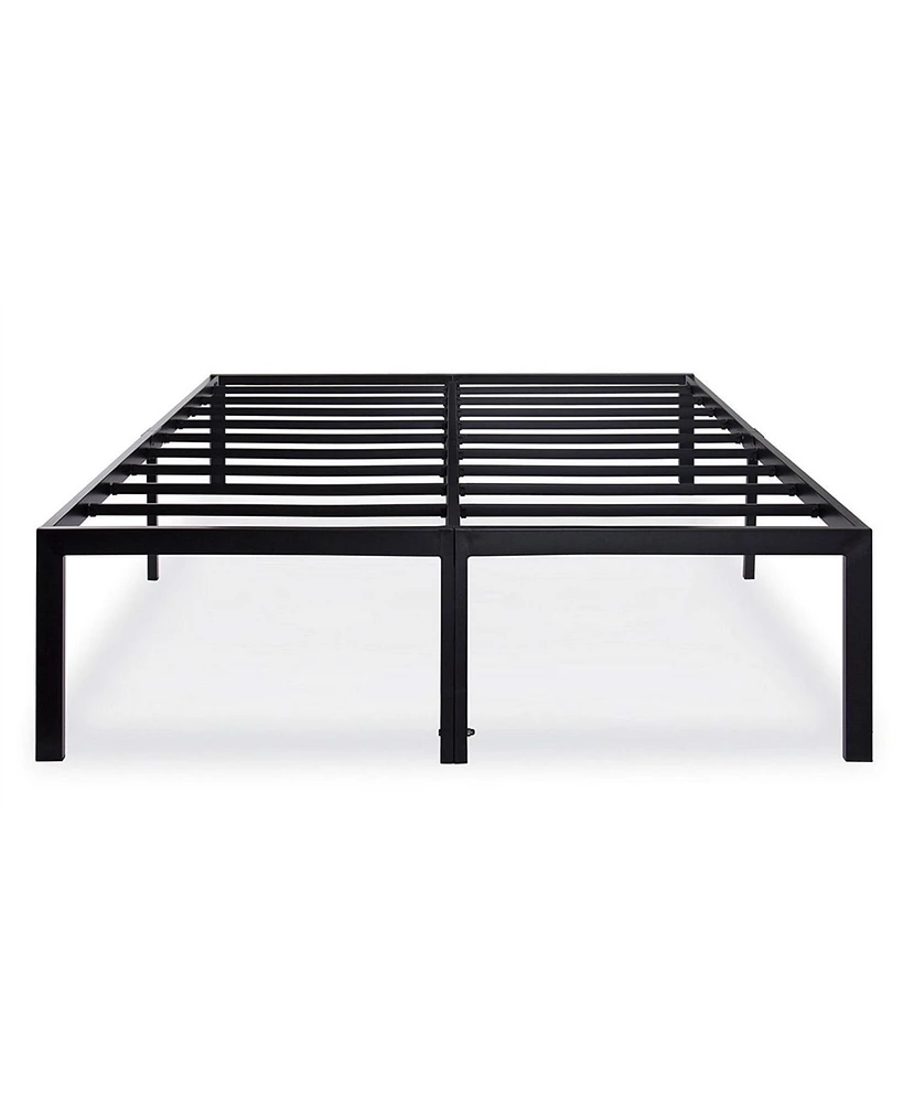 Slickblue High-Rise Heavy-Duty Metal Platform Bed Frame for Maximum Support and Storage