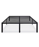 Slickblue High-Rise Heavy-Duty Metal Platform Bed Frame for Maximum Support and Storage