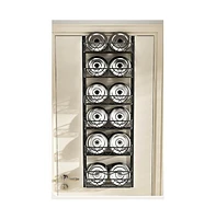 gaomon 6-Tier Over The Door Pantry Organizer, Adjustable Metal Kitchen Pantry Organizers, Hanging Over The Door Spice Rack