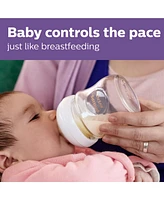 Philips Avent Glass Natural Bottle with Natural Response Nipple Baby Set