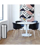 gaomon 17 Gal / 65L Open Top Trash Can Commercial Grade Heavy Duty Tall Commercial Trash Can Brushed Stainless Steel