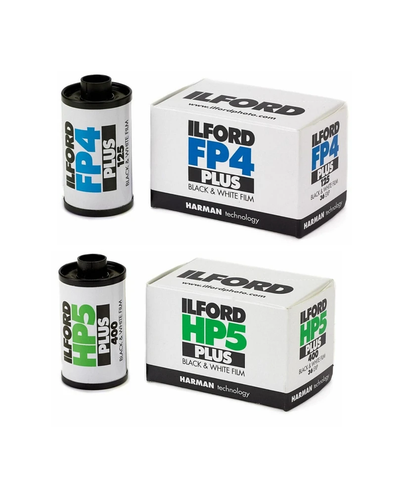 Ilford HP5 Plus Iso 400 Black and White 35mm 36 Exposures Roll Film Bundle