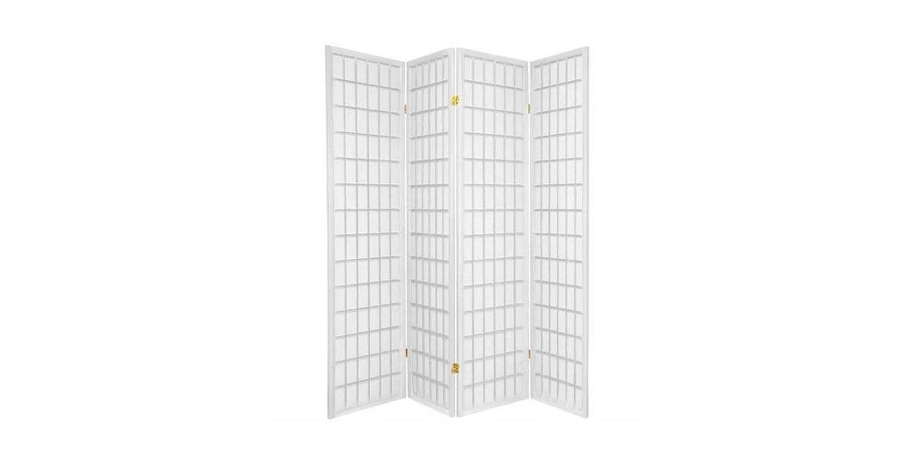 Slickblue 4-Panel Room Divider Oriental Shoji Privacy Screen