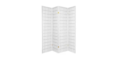 Slickblue 4-Panel Room Divider Oriental Shoji Privacy Screen