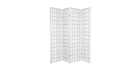 Slickblue 4-Panel Room Divider Oriental Shoji Privacy Screen