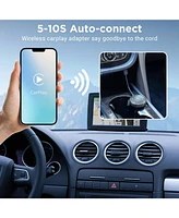 Cowin Wireless CarPlay Adapter for Apple iPhone Plug & Play Auto Connect for Cars from 2015