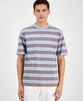Hugo by Boss Men's Dockoe Relaxed-Fit Stripe T-Shirt