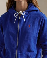 Polo Ralph Lauren Women's Cotton Fleece Full-Zip Hoodie Sweatshirt