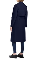 kate spade new york Women's Long Double-Breasted Trench Coat