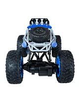 Sunnydaze Decor Monster Truck Remote Control Car - 1:16 Scale - Pivoting Tires - Birthday or Christmas Gift for Kids Ages 6+