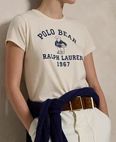 Polo Ralph Lauren Women's Bear Cotton Jersey Tee