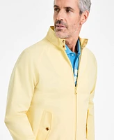 Club Room Men's Cotton-Blend Harrington Mock-Neck Jacket, Exclusively at Macy's