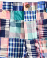 Club Room Men's Regular-Fit Madras Plaid Patchwork 9" Shorts, Exclusively at Macy's