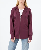 Cable & Gauge Women's Yummy Zip Front Hoodie Tunic