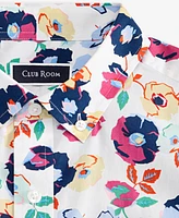 Club Room Men's Craig Floral Poplin Short-Sleeve Shirt, Exclusively at Macy's