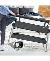 Gouun Portable Baby Bedside Sleeper with Adjustable Heights and Angle