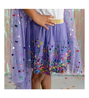 Sweet Wink Little and Big Girls Lavender Confetti Tutu Skirt