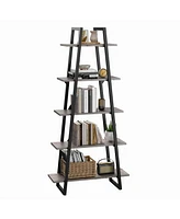 gaomon 5 Tier Ladder Bookshelf