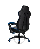 Gouun Adjustable Gaming Chair with Footrest for Home Office