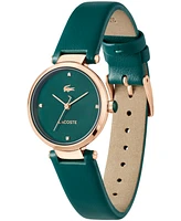 Lacoste Women's Orba Green Leather Strap Watch, 30mm