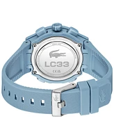 Lacoste Women's LC33 Light Blue Silicone Strap Watch, 40mm