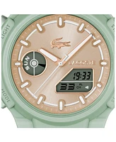 Lacoste Women's LC33 Green Silicone Strap Watch, 40mm