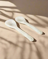 Godinger Lucente Resin Matte Salad Server Set