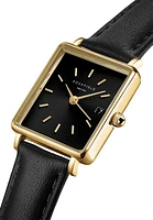Rosefield Boxy Xs Women's Brown Leather Watch 24mm