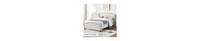 gaomon King Size Bed Upholstered Platform Bed Frame with Tall Headboard 47.2"