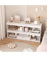 gaomon Toy Storage Organizer 5 Cubes Kids Bookshelf with Drawer