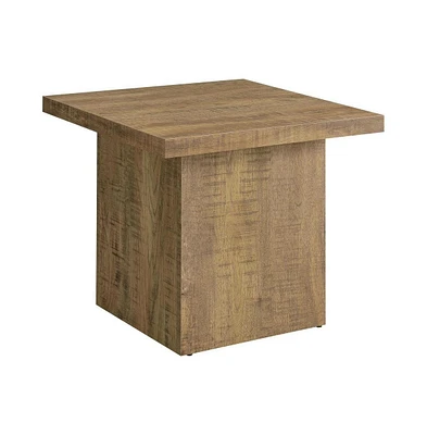 Slickblue Modern Square End Table for Living Room or Bedroom Storage and Decor