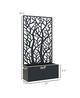 Outsunny Garden Box with Privacy Panel