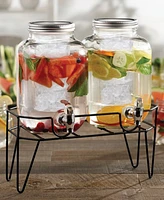 Style Setter Clifford Dispensers with Infuser Stand, Set of 2