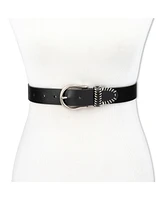 Levi's Women's Western Genuine Leather Contrast Stitch Belt