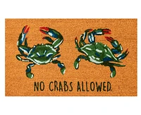 Liora Manne' Natura No Crabs Allowed 2'x3' Area Rug