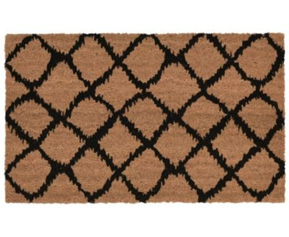 Liora Manne Natura Ikat Lattice Rug Collection