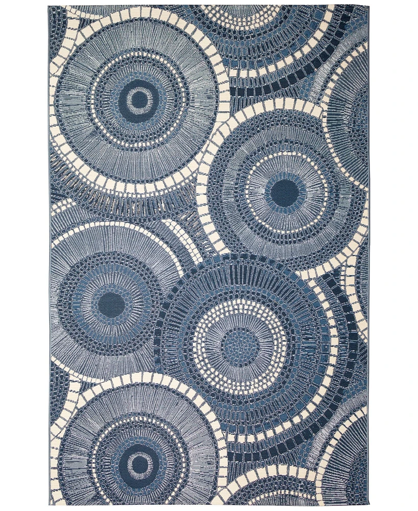 Liora Manne' Marina Circles 7'10"x9'10" Area Rug