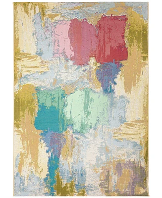 Liora Manne' Marina Watercolor 7'10"x9'10" Area Rug
