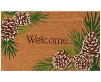 Liora Manne' Natura Pinecone Border 1'6"x2'6" Area Rug