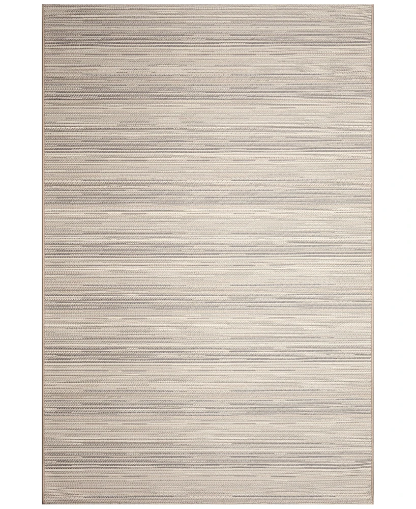 Liora Manne' Miranda Tweed Stripe 9'10"x12'1" Area Rug