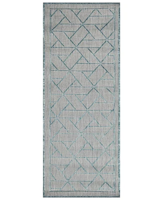 Liora Manne' Carmel Pyramid 1'11"x4'11" Runner Area Rug