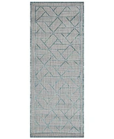 Liora Manne' Carmel Pyramid 1'11"x4'11" Runner Area Rug