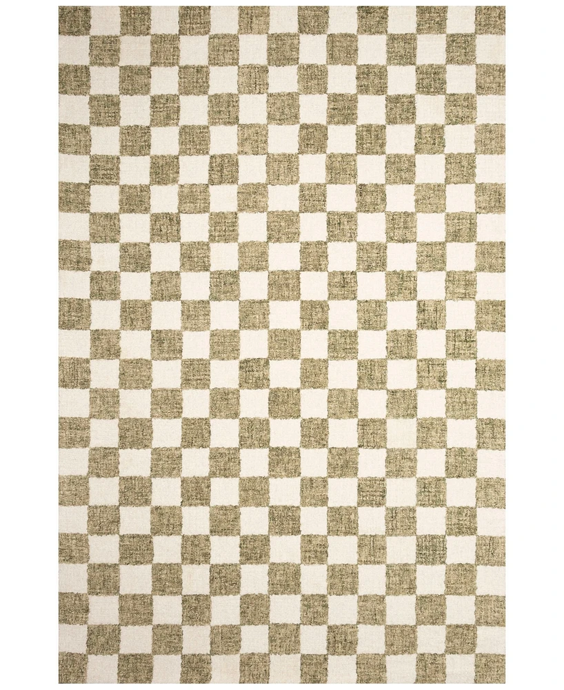 Liora Manne' Savannah Checkerboard 3'6"x5'6" Area Rug