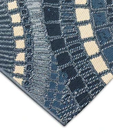 Liora Manne' Marina Circles 7'10"x9'10" Area Rug