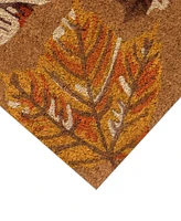 Liora Manne' Natura Falling Leaves 1'6"x2'6" Area Rug