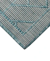 Liora Manne' Carmel Pyramid 1'11"x4'11" Runner Area Rug