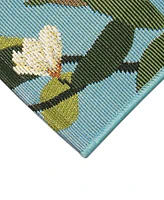 Liora Manne' Esencia Floral Finches 2'5"x3'11" Area Rug