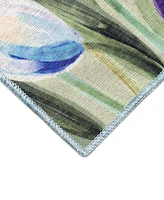 Liora Manne' Impressions Tulips 1'11"x4'11" Runner Area Rug