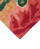 Liora Manne' Frontporch Swimming Baby Turtles 2'x3' Area Rug
